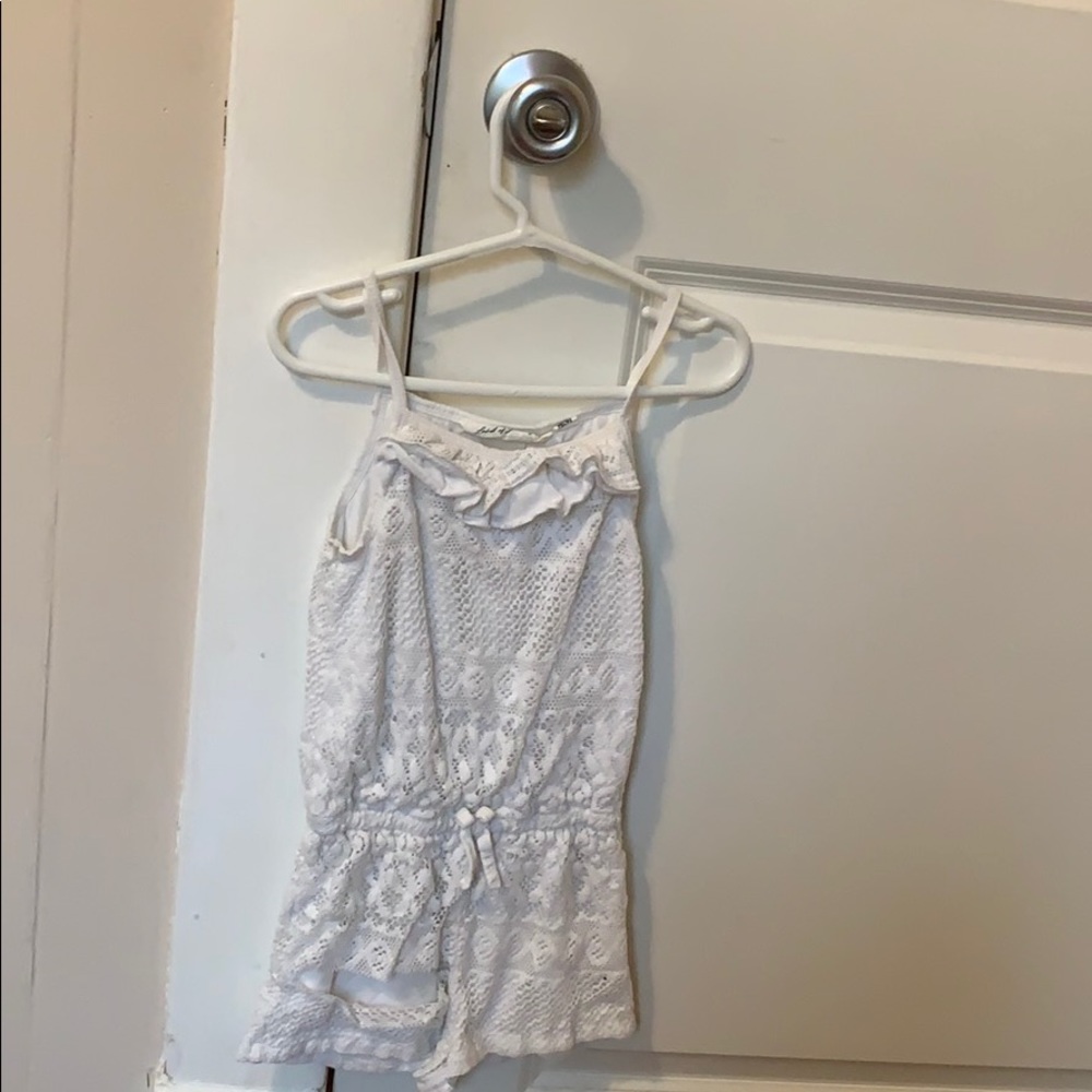 White swimming cover